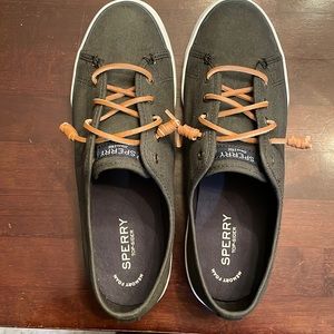 Black, Sperry Top-sider sneakers, Women’s size 10M.